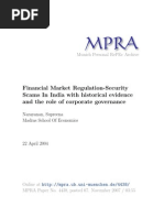 Download Financial Market Regulation Security Scams in India With Historical Evidence and the Role of Corporate Governance by Roshni Mahapatra SN24934385 doc pdf