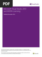 Download Visual Studio 2013 and MSDN Licensing Whitepaper - November-2014 by fmorales100 SN249347024 doc pdf