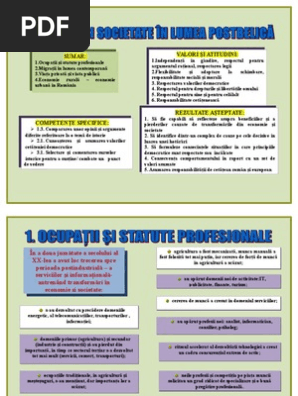 Economie Si Societate In Lumea Postbelica