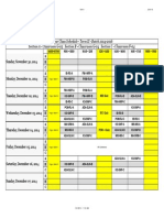 I Year Class Schedule - Term II - Batch 2014-2016 Section A - Classroom G-03 Section B - Classroom G-04 Section C - Classroom F-04