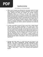 Hypothesis Testing: Test of Significance of Mean (Large Sample)