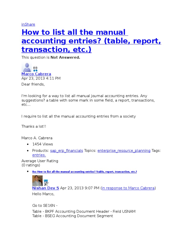 Analyzing SAP Transaction and Document Type Fields to Distinguish