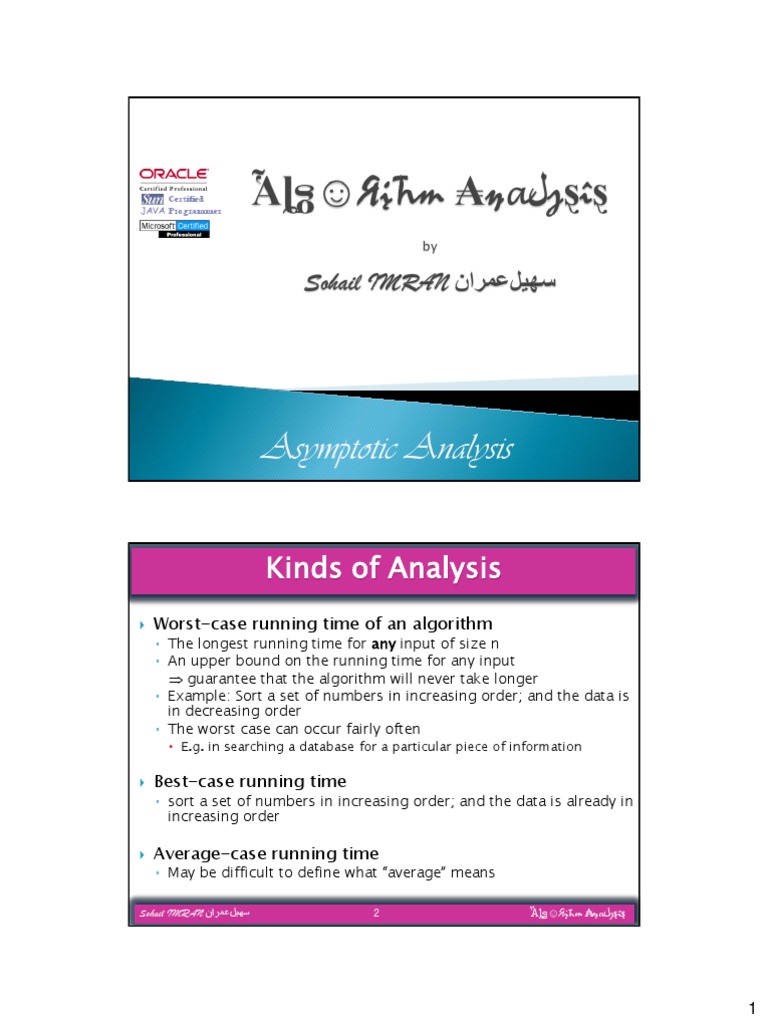 Asymptotic Analysis of Algorithms | PDF | Time Complexity | Control Flow