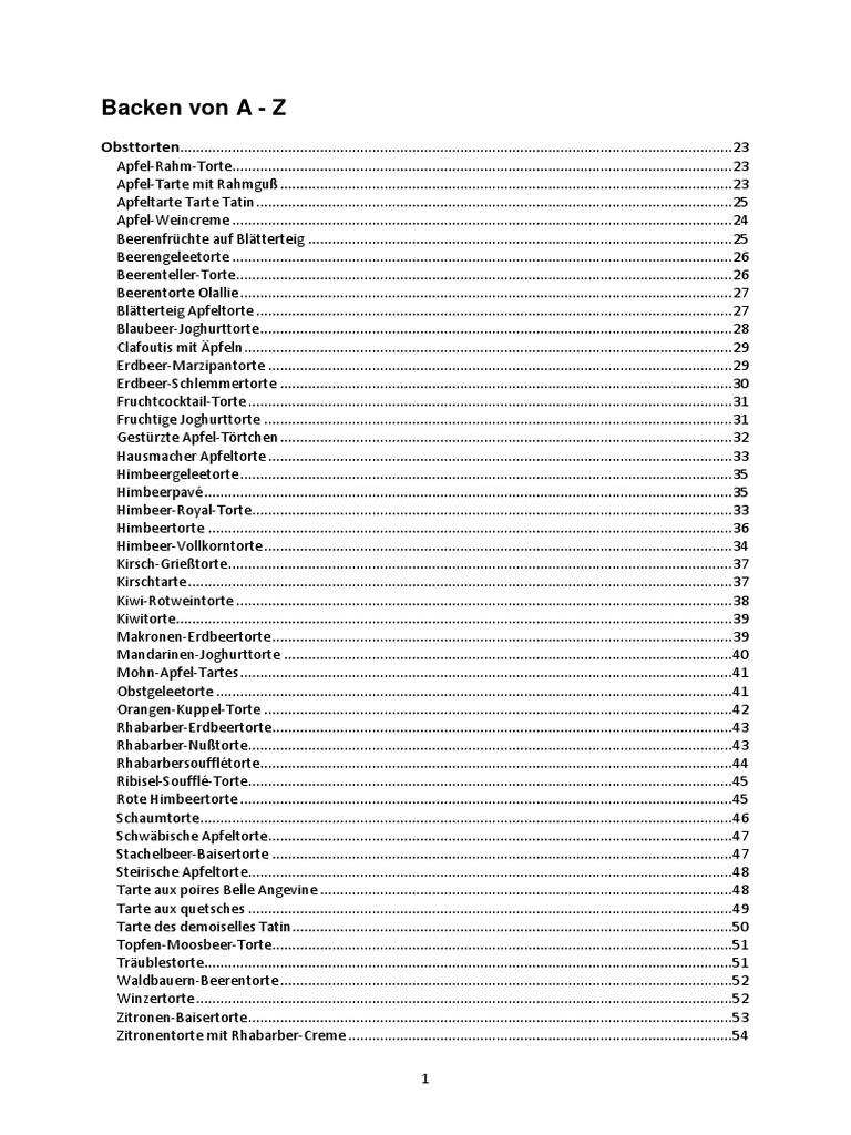 Backen Von A-Z | PDF