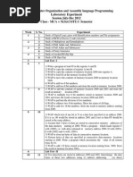 CS-4022 Computer Organization and Assembly Language Programming