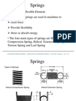 Types Springs Mechanical Engineering Design