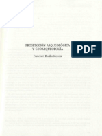 BURILLO, F. Prospección Arqueológica y Geoarqueológica. 1997 PDF