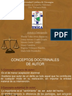 Autoria y Participacion Derecho Penal