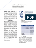 Electronic Biomedical Monitoring System