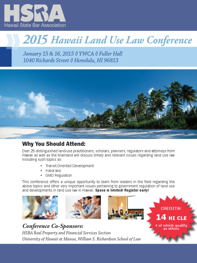 2015 Hawaii Land Use Law Conference (Jan. 1516, 2015) Government
