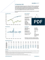 Olseninvest: AF - Performance Report September 2012