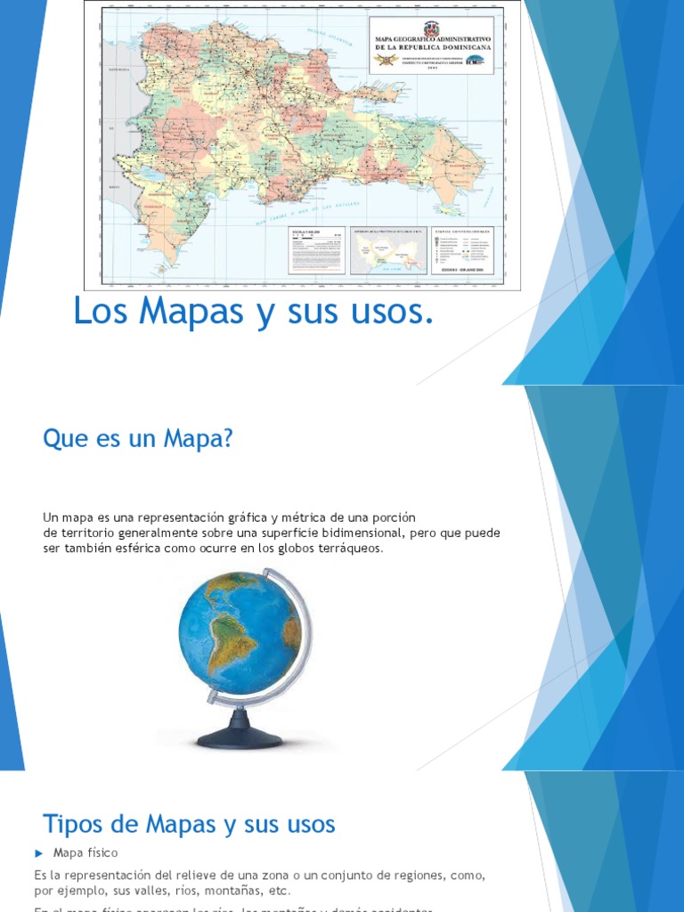 Los Mapas Y Sus Usos Pdf Mapa Cartografía