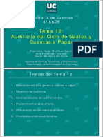 Auditoría gastos pagos