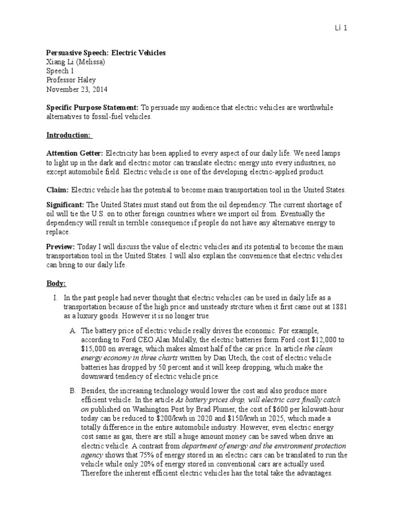  specific purpose statement persuasive speech sample statement of