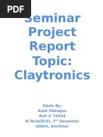 Download  Claytronics Project by amit mahajan SN24938394 doc pdf