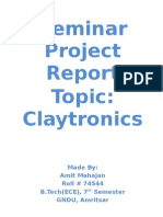  Claytronics Project