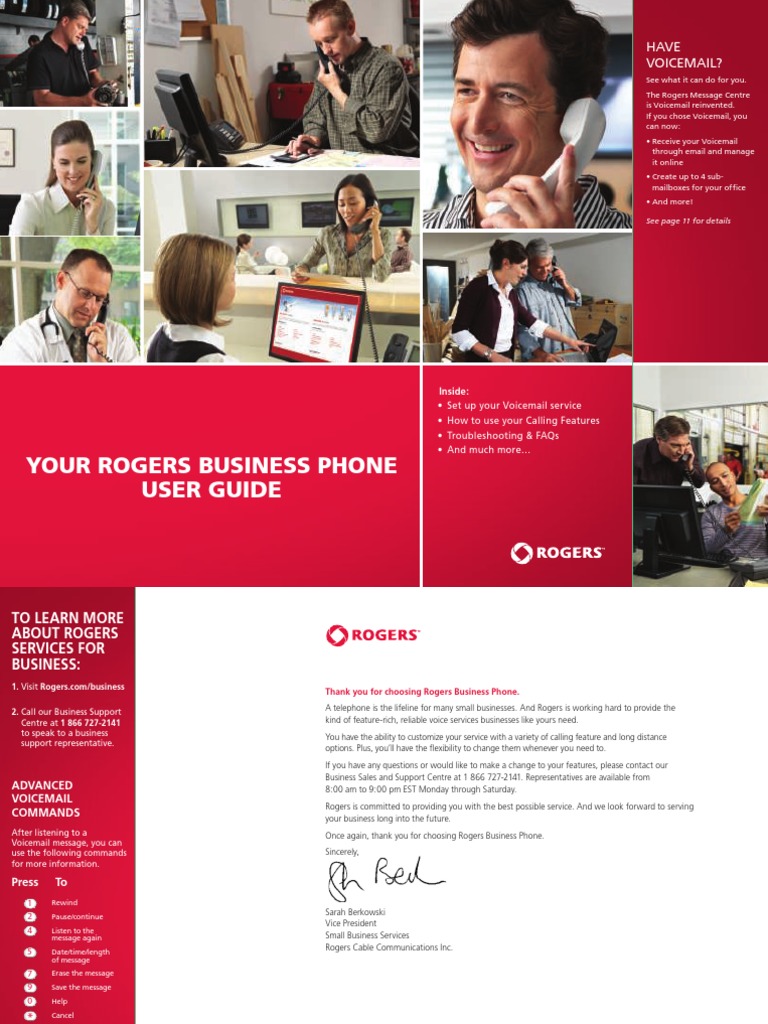 Rogers Business Phone User Guide en 01252011 PDF Voicemail