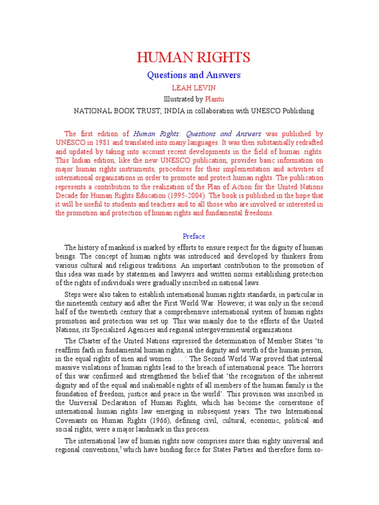 Human Rights NBT | PDF