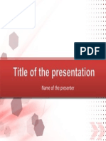 1 Red PowerPoint Title Set