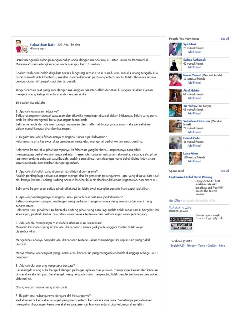 10 Soalan Utk Pasangan Pdf