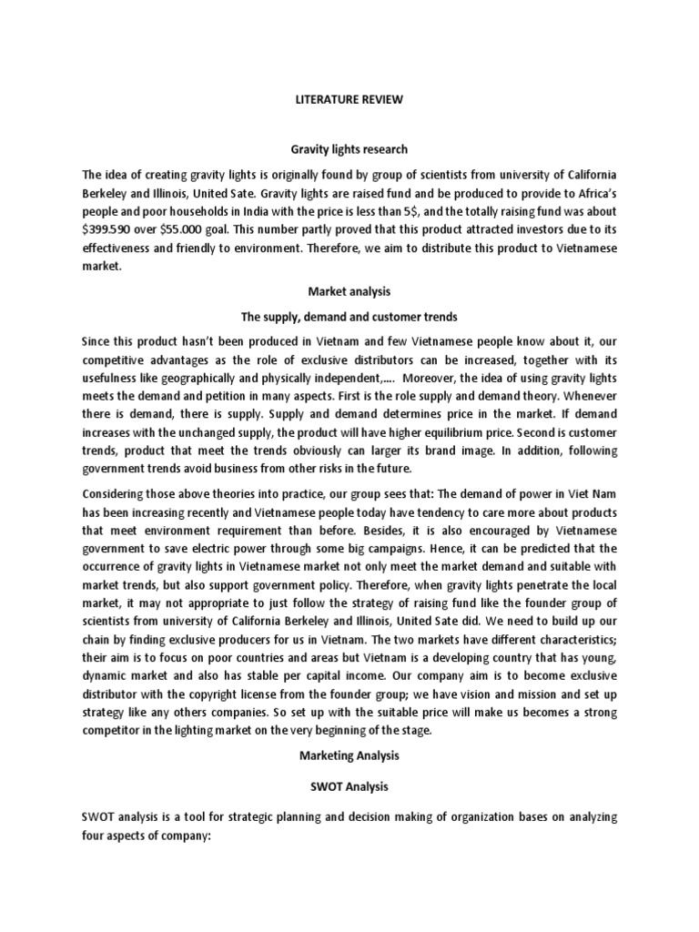 Literature review example image