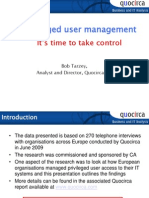 Privileged User Management - It's Time To Take Control