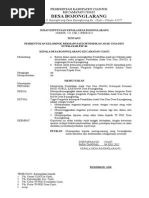 Contoh Struktur Organisasi PAUD