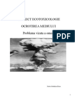 Proiect Ecotoxicologie