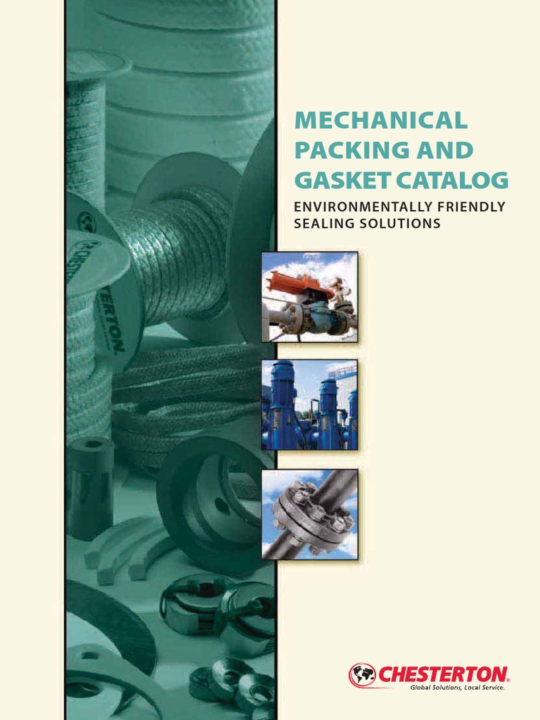 Chesterton Packing and Gasket Catalogue | PDF | Fluorine | Lubricant