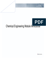 Chemical Engineering Module Minicourse: Modeling Examples