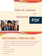 Politica de Comunicare