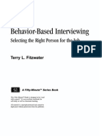 Behavior Based Interviewing