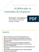 The Role of Philosophy in Curriculum Development