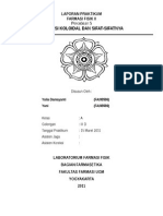 Dispersi Koloidal Dan Sifat Sifatnya