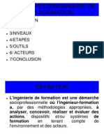 Ingénierie de formation