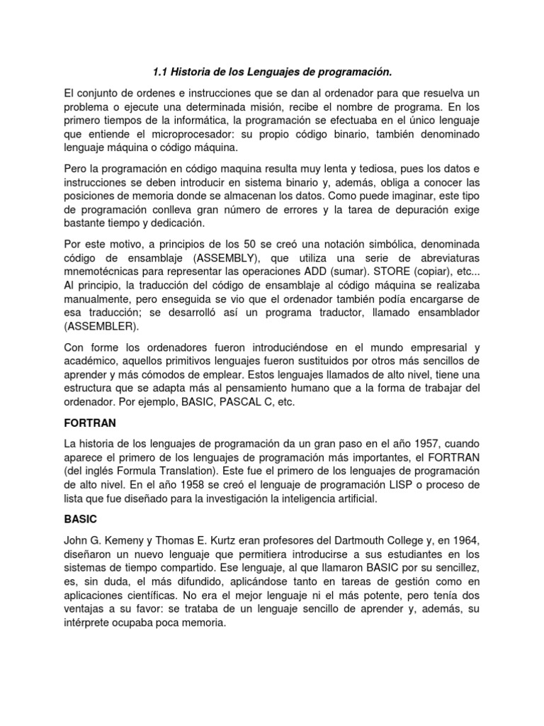 Algoritmos y Programacion Unidad 1 | PDF | Programa de computadora ...