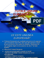 Institutiile Uniunii Europene Prezentare Powerpoint. (Conspecte - MD)