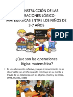 La construcción de las operaciones lógico matemáticas en los niños de  entre 3 y 7 años..pptx