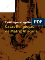 CARTILHA Legalização Casas d Terreiro