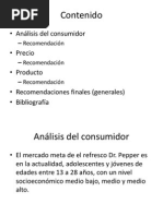 Dr. Pepper Estudio Mercadotecnia