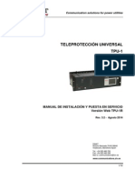 TPU-1 - Instalación y Puesta Servicio