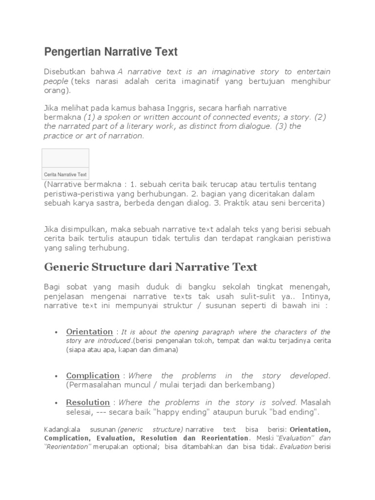 Types of narrative essay picture