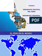 Geografía Política Del Perú y Regional de Lima