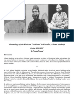 1888-1947 - Chronology of The Khaksar Tehrik and Its Founder, Allama Mashriqi by Nasim Yousaf