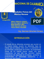 Propiedades Fisicas Del Macizo Rocoso