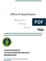 CTI Training RD FRD Briefing PDF