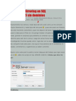 Database Mirroring en SQL Server