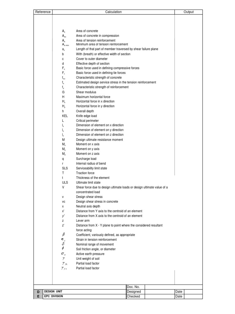 Box Culvert Design Calculations | PDF | Structural Load | Strength Of ...