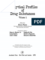 Analytical Profiles of Drug Substances Volume 1 1972