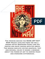 make art not war 2014